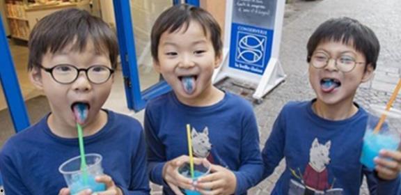 韩国宋家三胞胎表情包,萌态百出，笑点连连